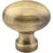 Jeffrey Alexander 1-3/16" Overall Length Brushed Antique Brass Football Bordeaux Cabinet Knob 3990AB - alternate 3